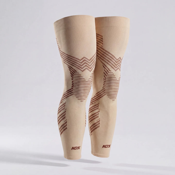KneeMax | Compression Sleeves Beige Brown