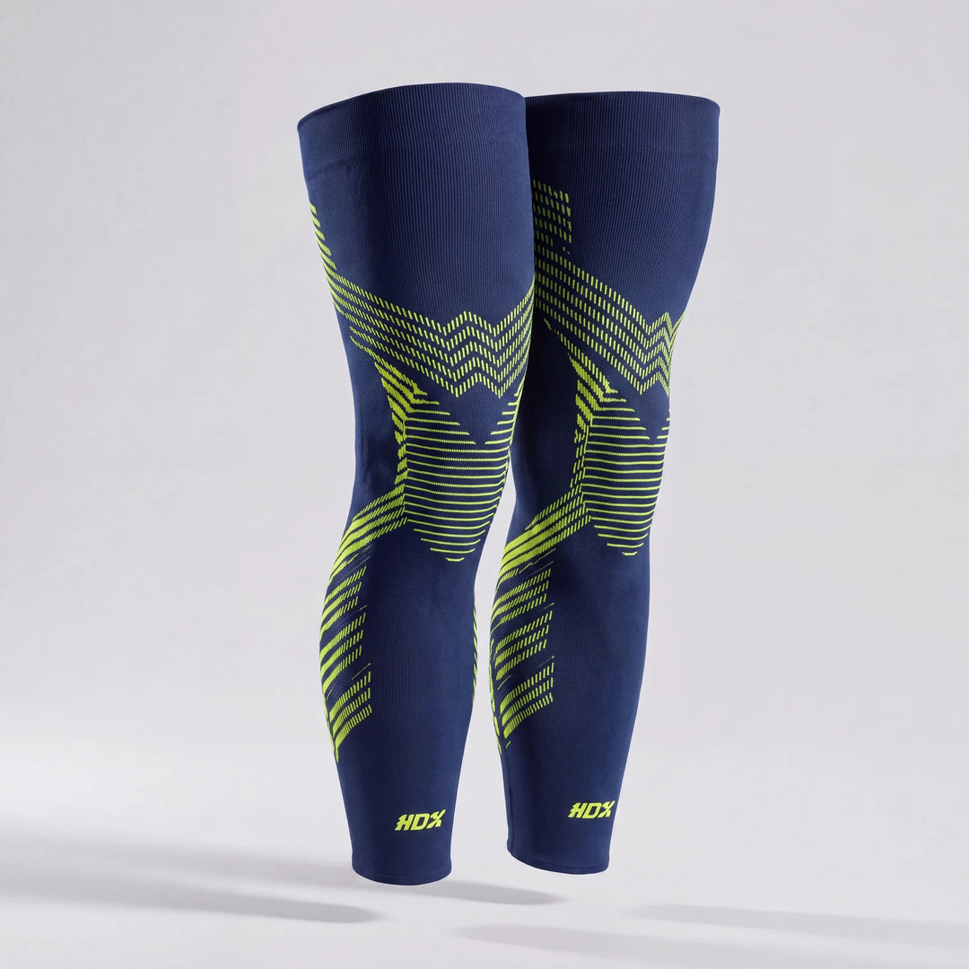 KneeMax | Compression Sleeves Navy Neon